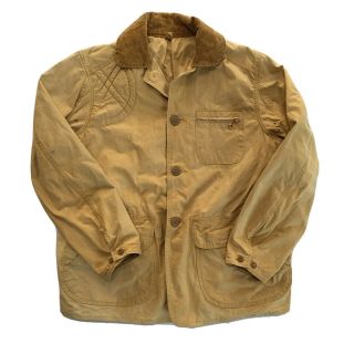 Vtg 50s 60s Jc Higgins Sears Hunting Jacket Canvas Large/xl Distressed Conmar