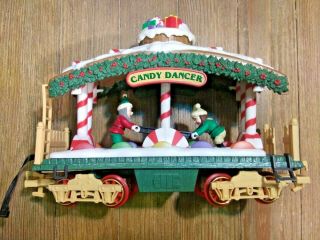 Old Bright Holiday Express CANDY DANCER Car Christmas Tree Train 384 1996 2