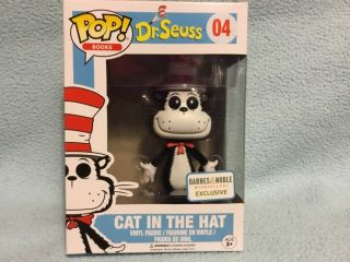 Funko - Pop Books: Dr.  Seuss - Cat In The Hat Vinyl Action Figure