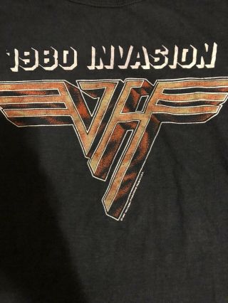 Van Halen Vintage 1980 Invasion Tour Shirt
