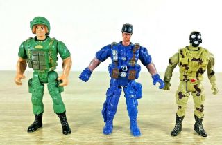 Military Army Soldier Special Force Action Figure Kids Toy 3 Piece
