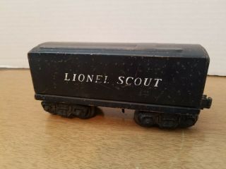 Vintage Lionel Scout Tender Train Car O Gauge Metal