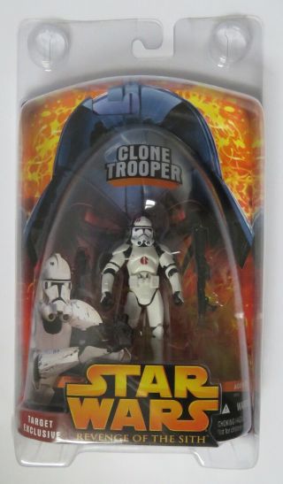 2005 Hasbro Star Wars Rots Clone Trooper Action Figure Target Exclusive