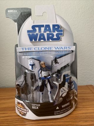 Hasbro Captain Rex With Firing Missile Launcher - Star Wars: The Clone Wars