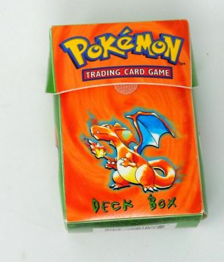 1999 Pokemon Trading Card Game Charizard Deck Box Ultra Pro,  No Sleeves