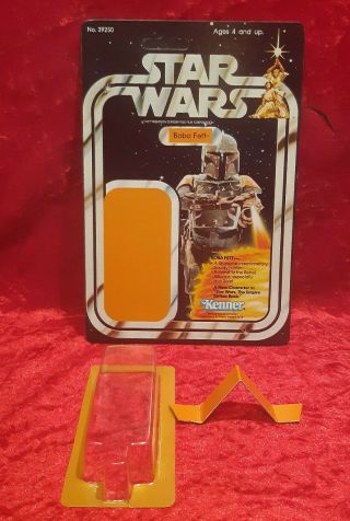 Vintage Star Wars Custom Anh Boba Fett Kenner 21 Back Cardback Kit