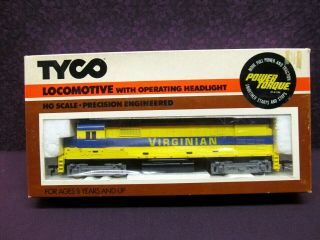Vintage Ho Scale Tyco Ho Alco Diesel Locomotive 4301 Virginian Headlight