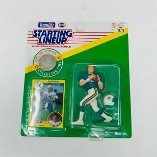 1991 Kenner Starting Lineup Nfl Dan Marino  Miami Dolphins & Cond