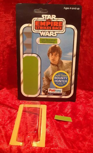 Vintage Star Wars Custom Esb Luke Skywalker Bespin Palitoy 45a Back Cardback Kit