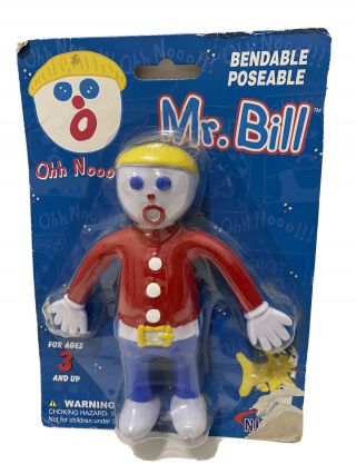 Snl Saturday Night Live " Oh No " Mr.  Bill 5 1/2 " Vinyl Rubber Figure 2006