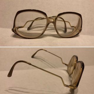 Vintage Yves Saint Laurent Glasses Prescription Bifocal Swan Arm Upside Down Ysl