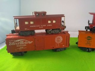 Vintage American Flyer Lines Reading Caboose 930 AND 3 others N I C E 3