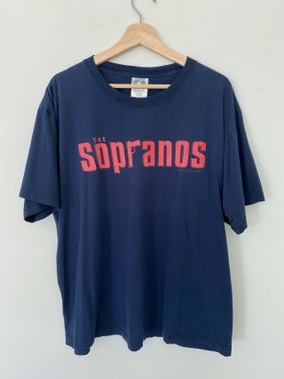 Vtg The Sopranos T - Shirt Sz Xl Tv Show 2000 Promo