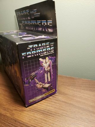 VINTAGE TRANSFORMERS G1 ASTROTRAIN TRIPLE CHANGER BOX ONLY 3