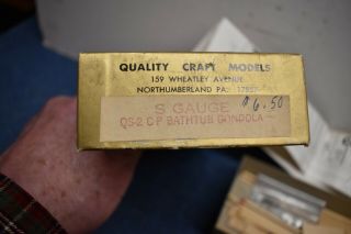 American Flyer,  Quality Craft Models un - Wood Gondola Kit,  CP Railroad 2