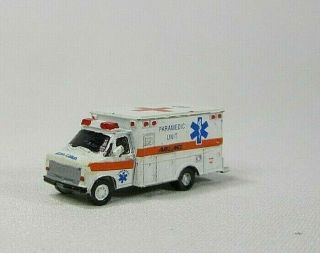 N Scale Ghq Models 51012 Ambulance Built Up Metal Kit Painted,  Decals