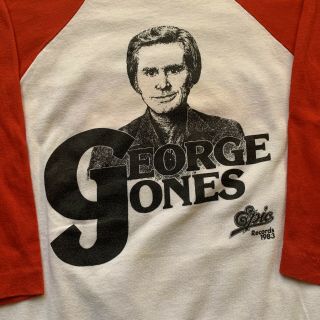 Vintage 80s George Jones Shine On T - Shirt Vtg Medium Country Music Tee Willie