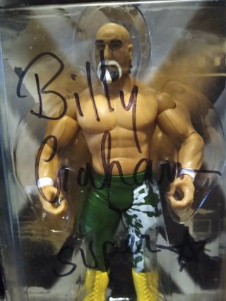 WWE Classic Superstars Billy Graham Signed Limited Edition Jakks Pacific 2