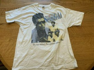 Vintage 90s Seinfeld Kramer T Shirt In My Mind,  I Am Already Gone Xl Extra Large