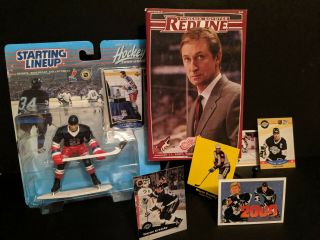 Wayne Gretzky Nhl Starting Lineup Hasbro Action Figure 1999/2000 W/ Bonus Cards