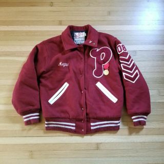 Vintage Ripon Letterman Wool Jacket / 42 / Womens L To Xl / Mens S To M / 1970s