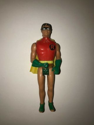 Mego Pocket Heroes Dc 70s Vintage Action Figure 1975 Robin Batman " Jerking " Toy