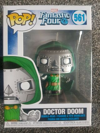 Funko Pop,  Marvel Fantastic Four 4,  Doctor Doom 561 Bobble Head