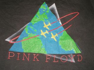 True Vintage 1987 Pink Floyd Concert Tour T - Shirt Momentary Lapse Of Made In Usa