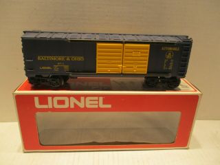 Lionel Train 6 - 9712 Baltimore & Ohio Automobile Box Car O - Gauge