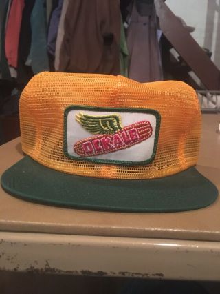 Vintage Kbrand Usa Dekalb Full Mesh Snapback Trucker Hat