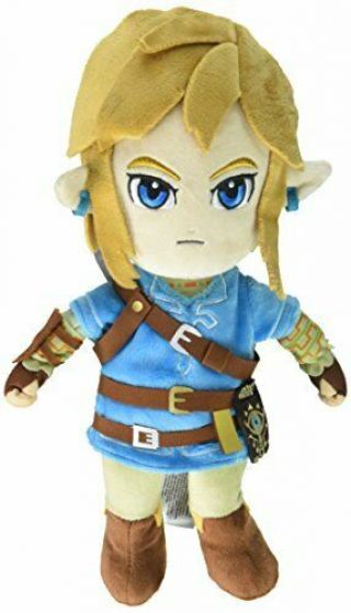 Link Plush Little Buddy The Legend Of Zelda Breath Of The Wild 11 " Authentic