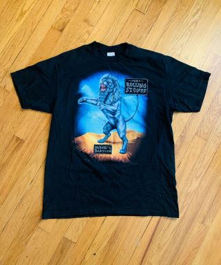Vintage The Rolling Stones Bridges To Babylon 1997 Tour Rock Shirt T - Shirt Sz Xl