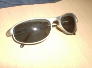 vintage sunglasses stussy metal rave - oval - grey lens 90´s outlas 2