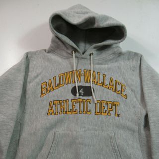Vintage Baldwin Wallace Champion Reverse Weave Hoodie Sweatshirt Athletic Dept.