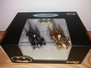 Takara Tomy Gold & Black Batmobiles Limited Edition 1/1000 Ultra Rare To Find 2
