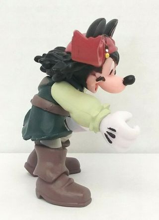 Disney Pirates of the Caribbean Mickey Mouse Jack Sparrow 2.  5” PVC Figure 2