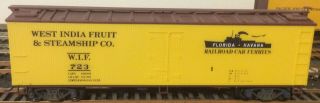 H0 2 Pack Of Ice Bunker Wooden Reefers,  W.  I.  F.