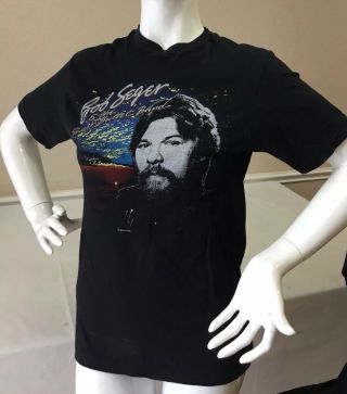 Rare Bob Seger And The Silver Bullet Band The Distance 1983 Tour Shirt Size M