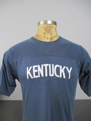 Vtg 80s Kentucky Athletic Style Tourist T - Shirt