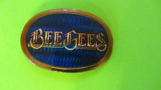Vintage 1977 Pacifica " Bee Gees " Rock Music Band Belt Buckle