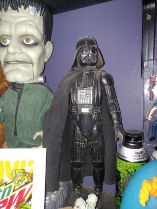 Vintage Star Wars 1978 Darth Vader 12 Inch Kenner Cape No Light Saber