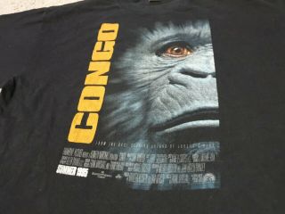 Rare Vintage 90s Congo Summer 1995 Movie T - Shirt
