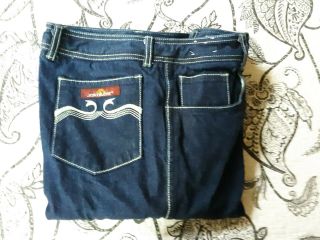 Vintage 80s Hong Kong Unisex Jordache Dark Jeans Tag Size 34