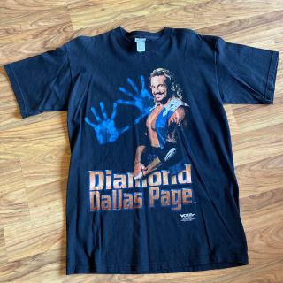 Vtg 90s 1998 Diamond Dallas Page T - Shirt Mens Size L Wwf Wwe Wrestling