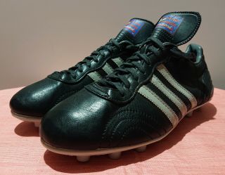 1980`s Adidas Vintage Football Boots Soccer Cleats Romania Size Uk 9.  5 Us 10