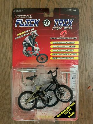 1999 Flick Trix Series 1 Diamondback Mr Lucky Finger Bikes Rare Nos