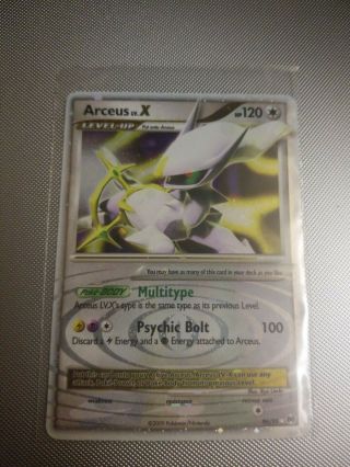 Pokemon Arceus Lv.  X Platinum Arceus 96/99 Ultra Rare