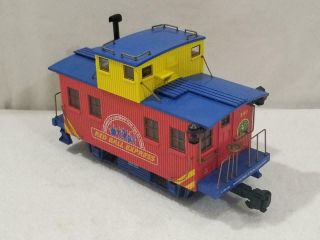 1998 Aristo Craft G Scale Red Ball Express Sesame Street Caboose Train Car