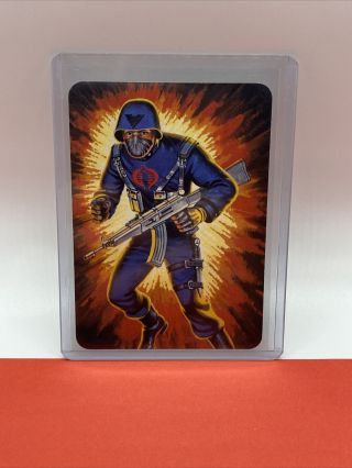 1986 Milton Bradley Gi Joe Action Trading Card 97 Cobra Series 1 Hasbro Vintage