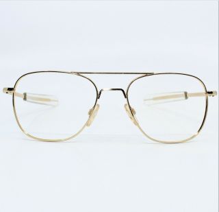 Vintage Randolph Engineering R/e Usa Aviator Sunglasses Eyeglasses 58 - 20